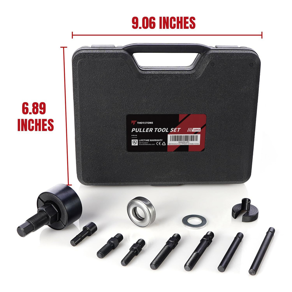 Thorstone Power Steering Pulley Puller Upgraded Installer Kit, Dark Gray