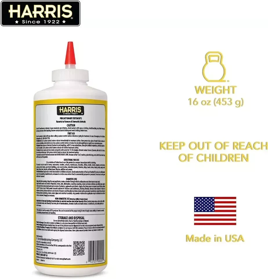 Roach and Silverfish Killer Powder with Boric & Lure, Kills Insect within 72 Hrs