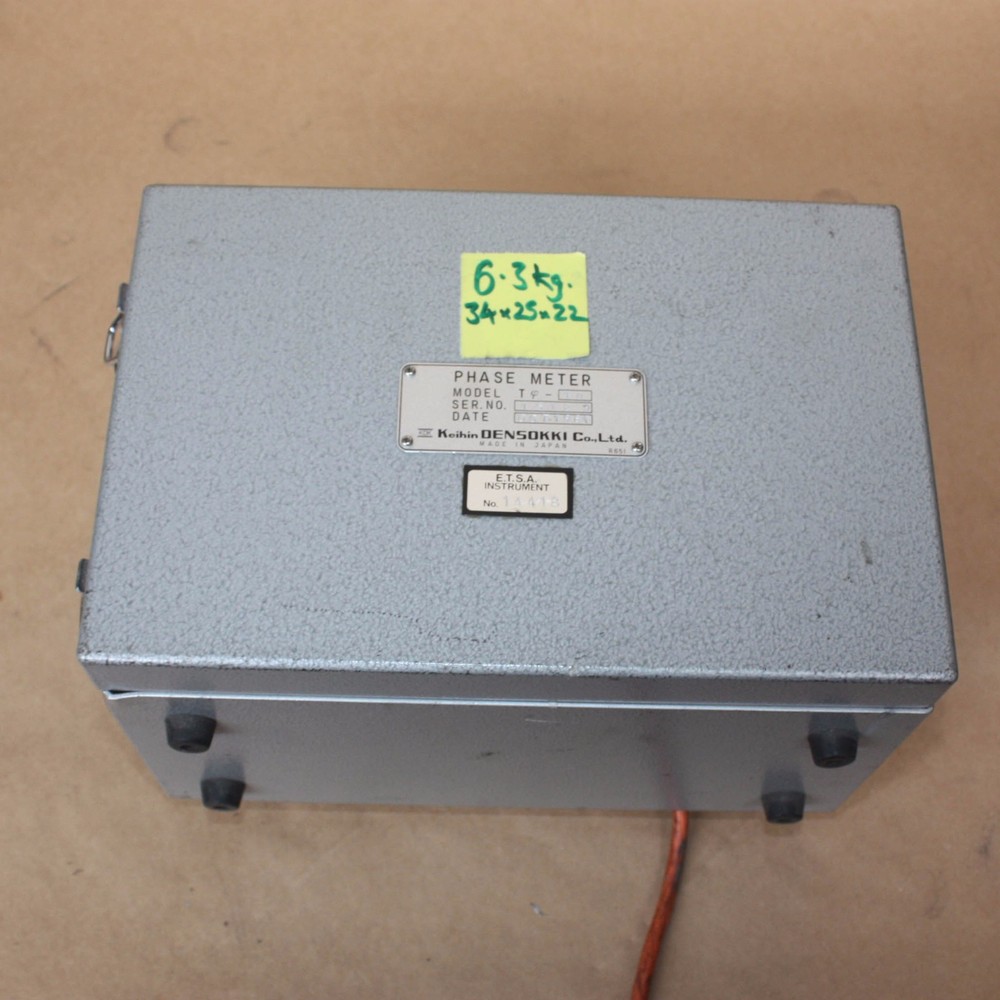 KEIHIN DENSOKKI Tφ-10 PHASE METER