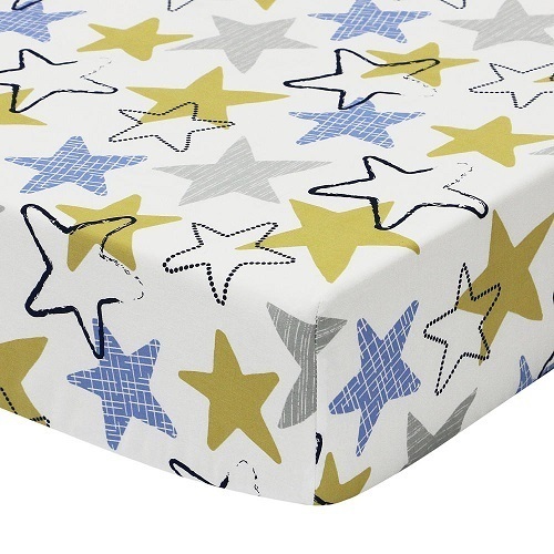 The Peanut Shell Stargazer 11Pc Crib Bedding Set Include Mobile/Lamp/Art++ *New*