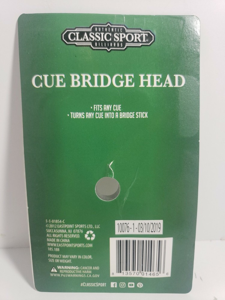 Cue Bridge Head - Authentic Classic Sport Billards