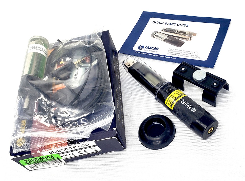 Lascar Probe USB Data Logger with LCD Display | EL-USB-TP-LCD Temperature New