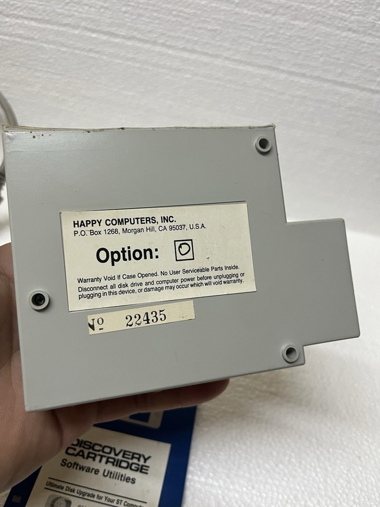 happy computers Discover cartridge atari st & Diskette