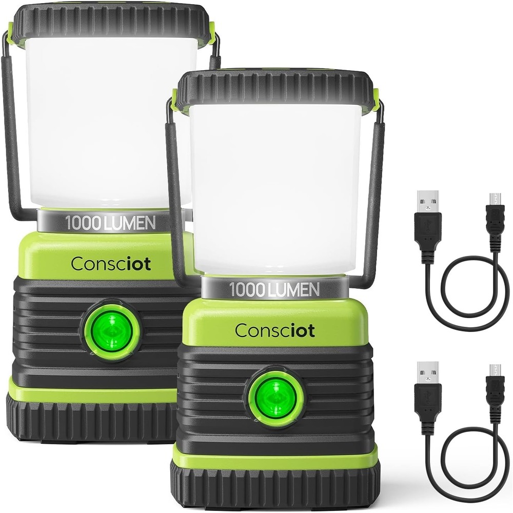 Compact Rechargeable Lanterns with USB-C & Adjustable Light Modes for Outdoors