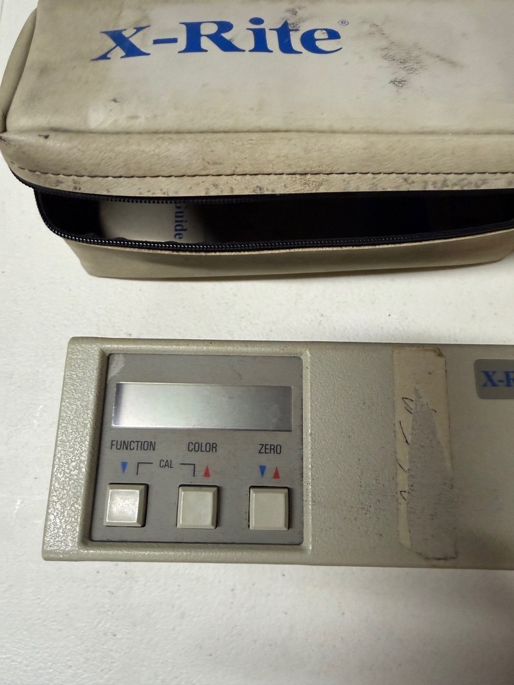 X-Rite 418 Color Reflection Densitometer CMYK Press & Print Control w/Case