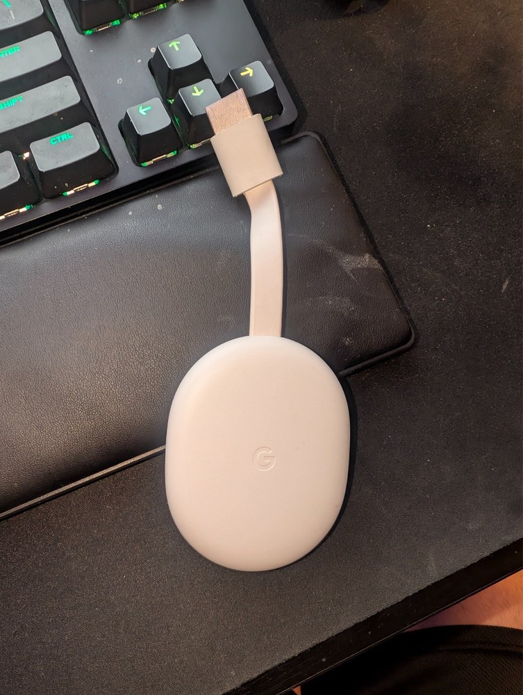 Google Chromecast with Google TV 4K Streaming Service - White