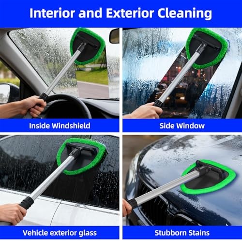 desin Windshield Cleaning Tool, Car Window Cleaner Windshield Cleaner Green