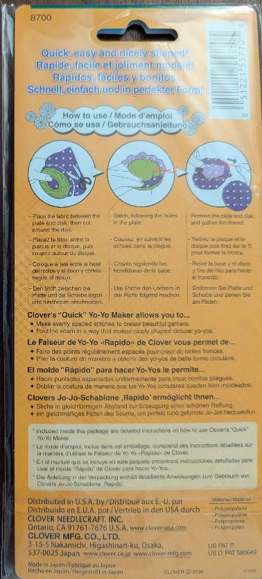 Clover Quick Yo-Yo Maker - You Choose