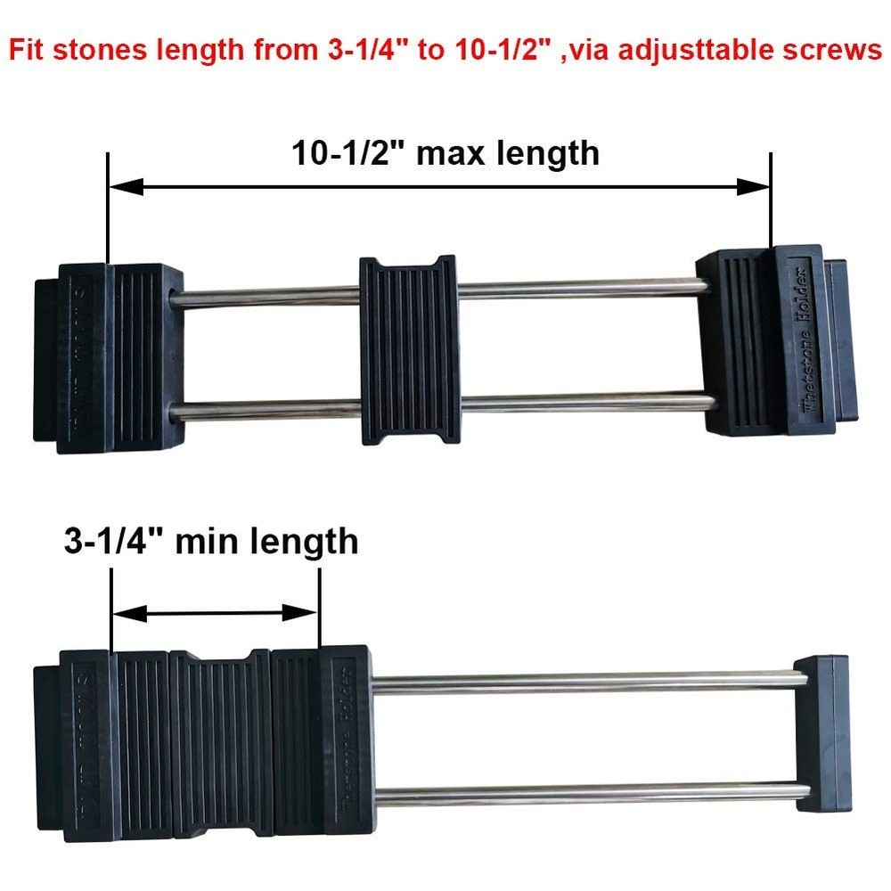 SCOTTCHEN Whetstone holder Sharpening Stone Base Adjustable 304 Stainless Steel