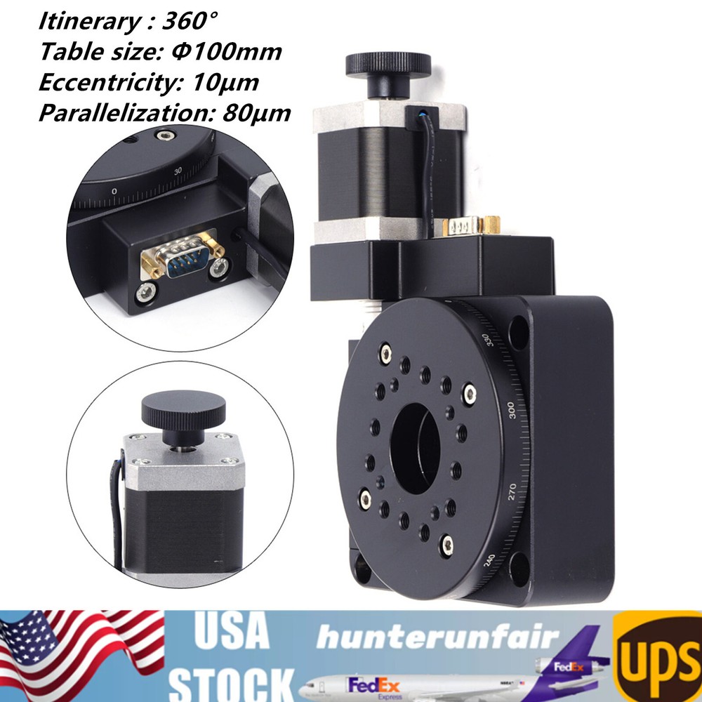 Motorized Rotation Stage Optical Rotary Table Electric Optical Rotation Platform