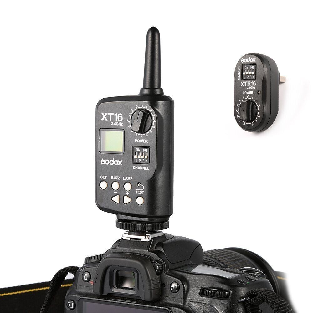 Godox XT-16 2.4G Flash Transmitter Receiver Kit For Studio Head Flash Monolight