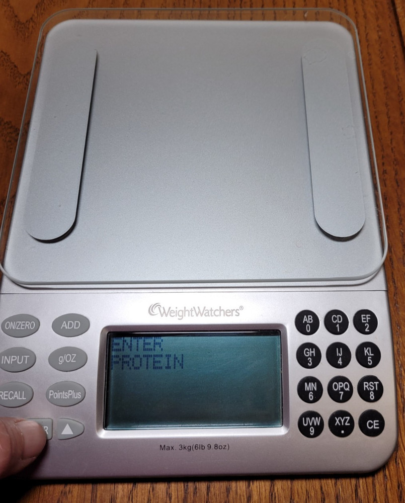 Weight Watchers Electronic Food Scale with Points Plus Values Tested & Working