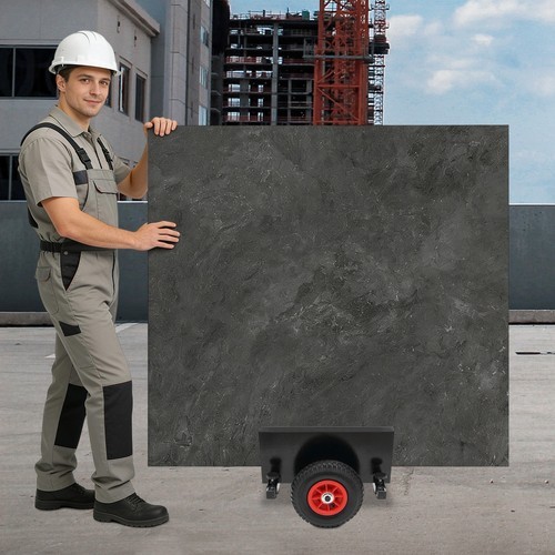 Adjustable Panel Dolly Heavy Duty Panel Dolly With 8 Inch Pneumatic Wheels 551lb