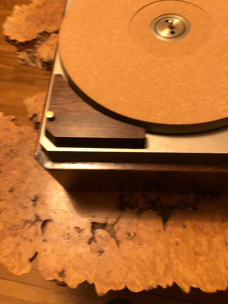 Empire 598 or 698 Turntable Motor Cover Solid Black Walnut