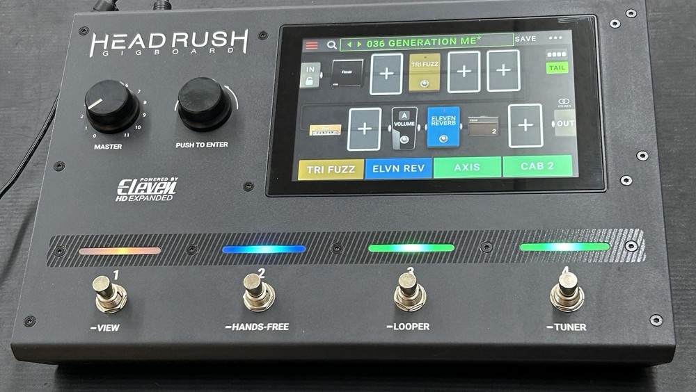 HeadRush Gigboard Multi-Effects Processor Pedal Level 2 197881340131