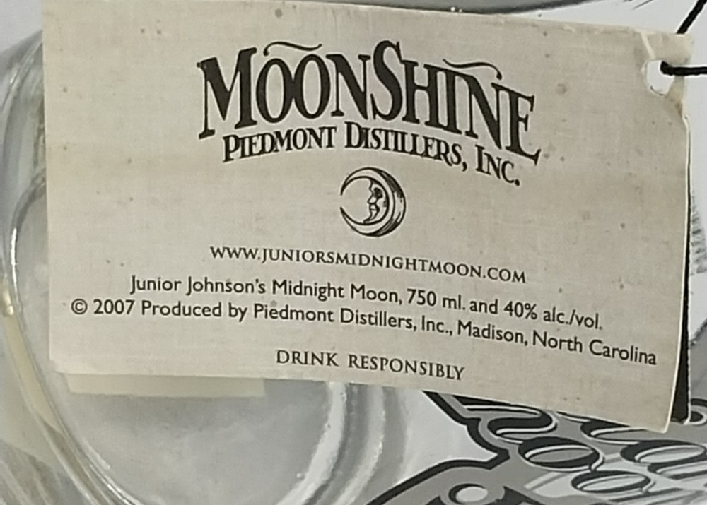 Junior Johnson Midnight Moonshine Bottle