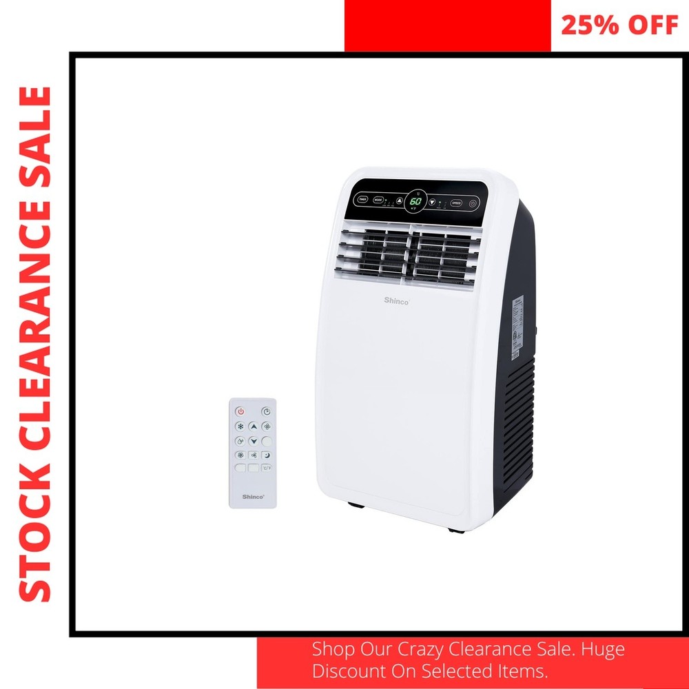 Shinco 8000 BTU Portable Air Conditioner AC Unit