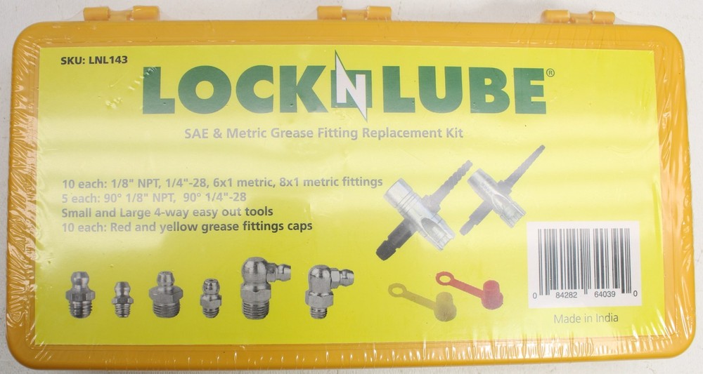 LockNLube Complete Grease Fitting Replacement