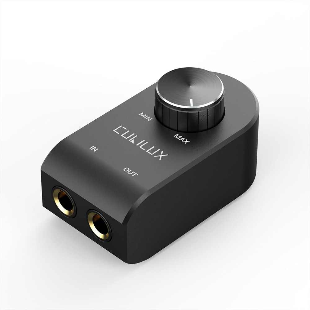 Cubilux 6.35Mm Volume Controller, 1/4" Inline Stereo Audio Volume Attenuator wit