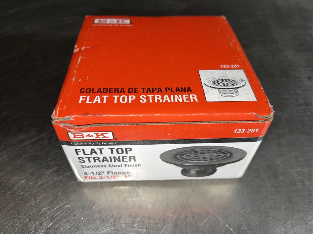 Nos Surplus B&K Flat Top Strainer 133-201