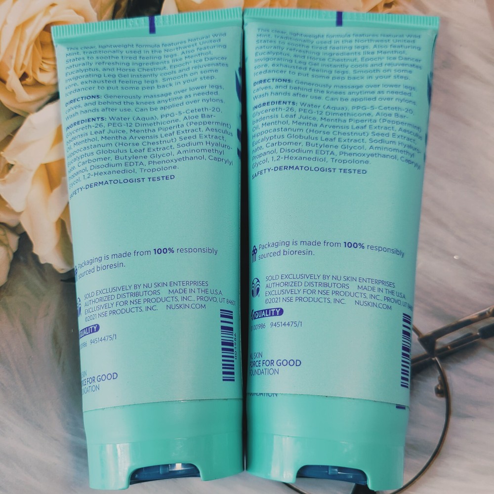 2 NUSKIN Epoch IceDancer Invigorating Leg Gel + +++#32