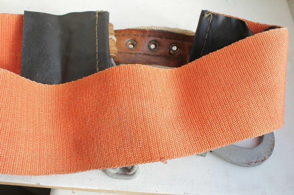 Vintage Soviet fire fighter high-altitude belt USSR