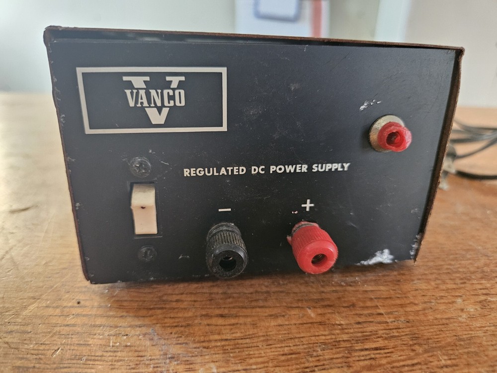 Vintage Vanco Regulated DC Power Supply