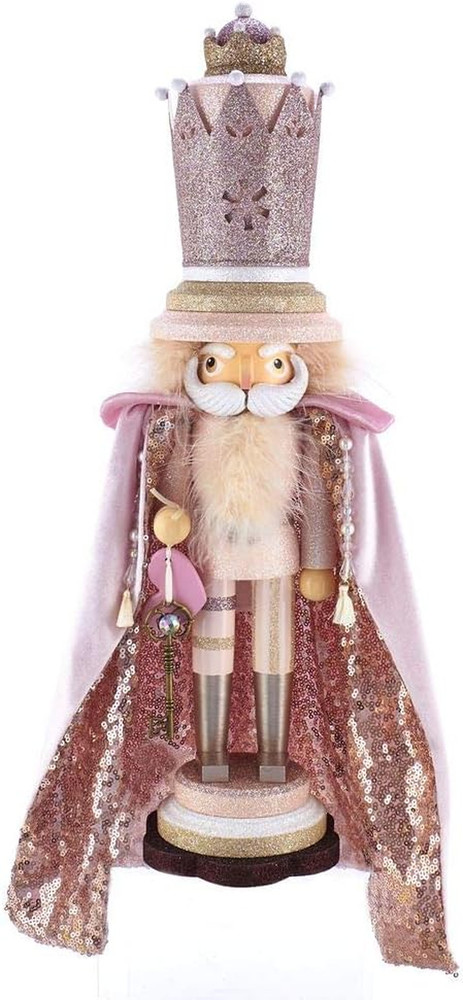 Kurt Adler HA0448 Nutcracker, Pink, 19 Inch