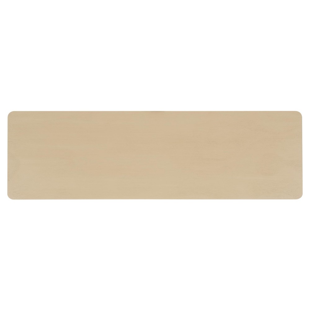Home Collection Haven Natural Brown Rectangle Bench