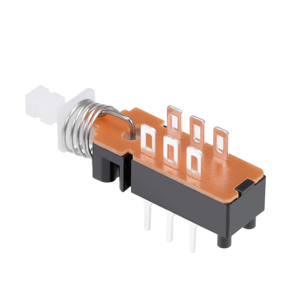 20pcs DPDT 6 Pin 1 Position Push Button Toggle,Self-Locking