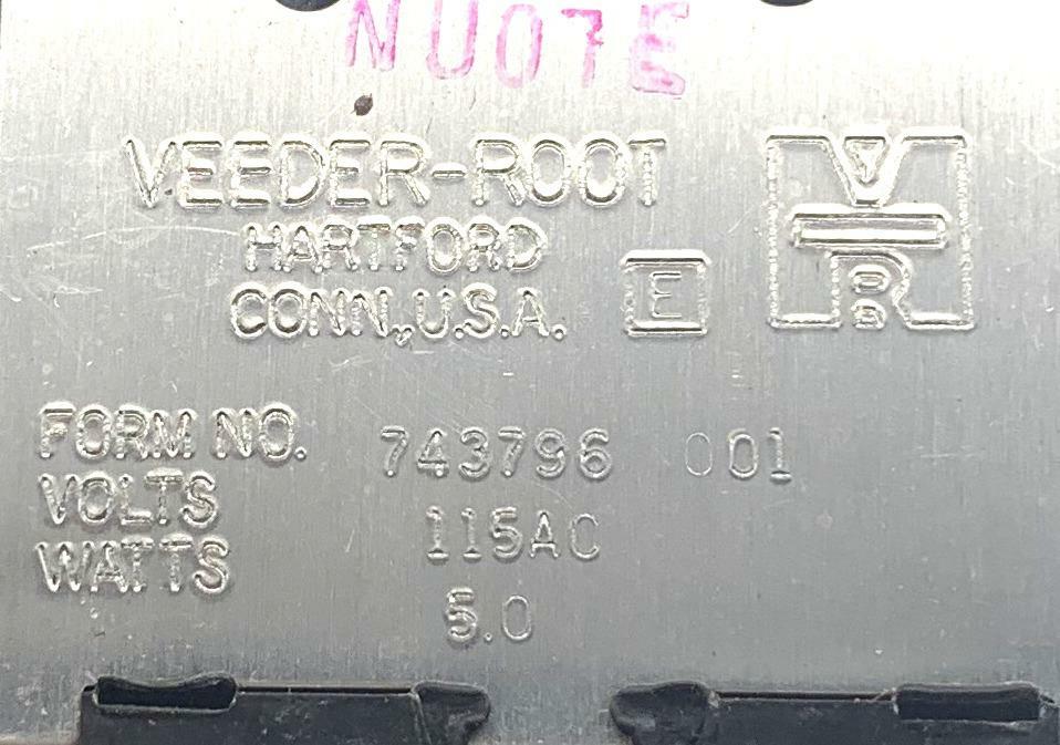 Veeder-Root 6-Digit Counter Module 115 VAC 5 Watts