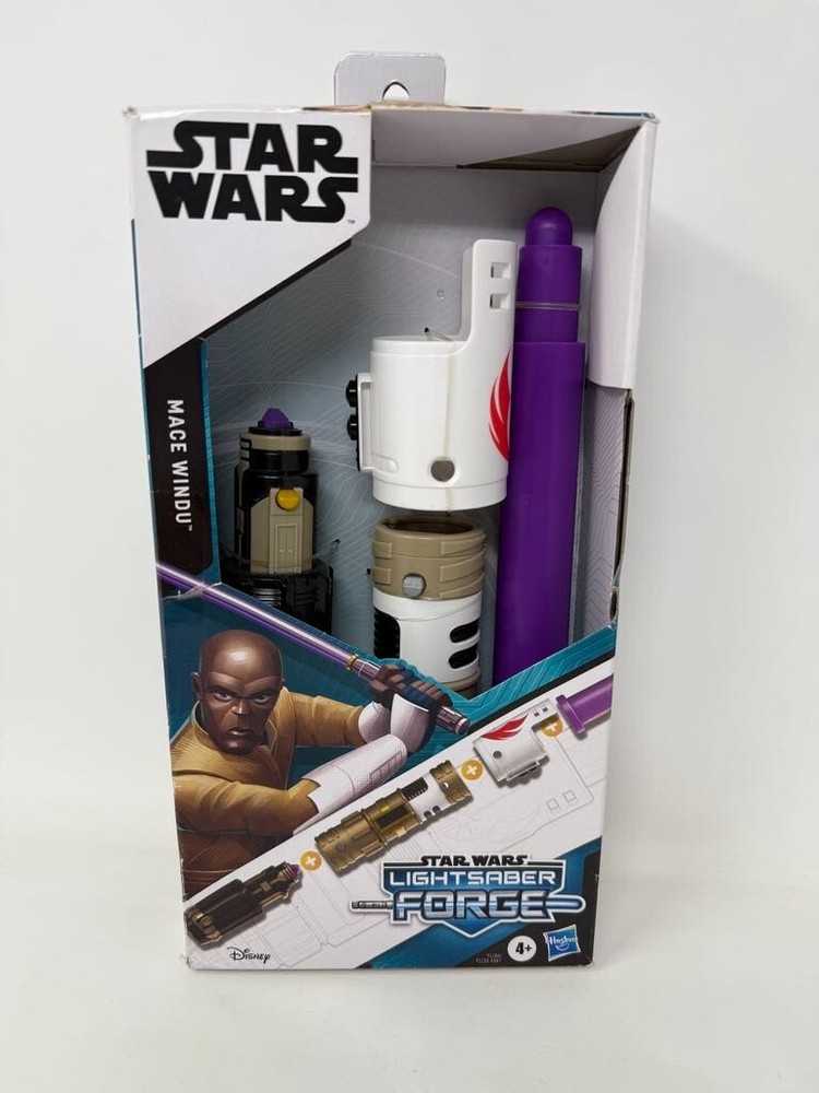 2021 Disney Star Wars Lightsaber Forge MACE WINDU Hasbro New