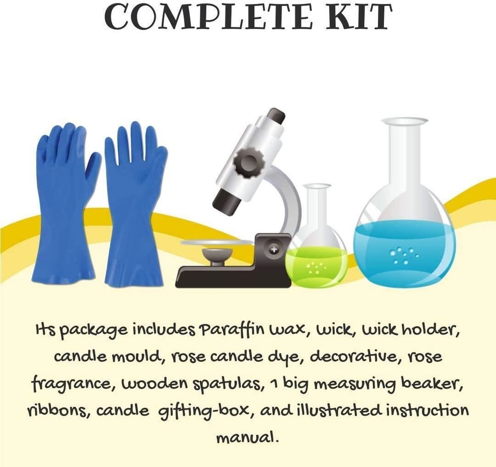Explore STEM Learner My Rose Candle Making Lab DIY Kit