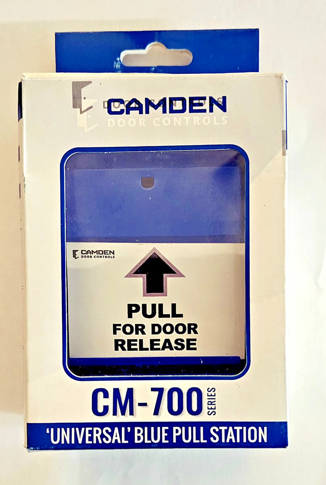 CAMDEN CM-701U UNIVERSAL BLUE PULL STATION (5 Message Labels)