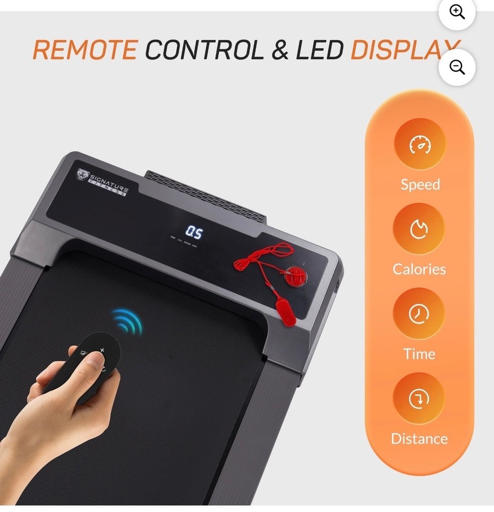 BalanceFrom SlimFold Dual-Mode Walking Pad Under-Desk Treadmill