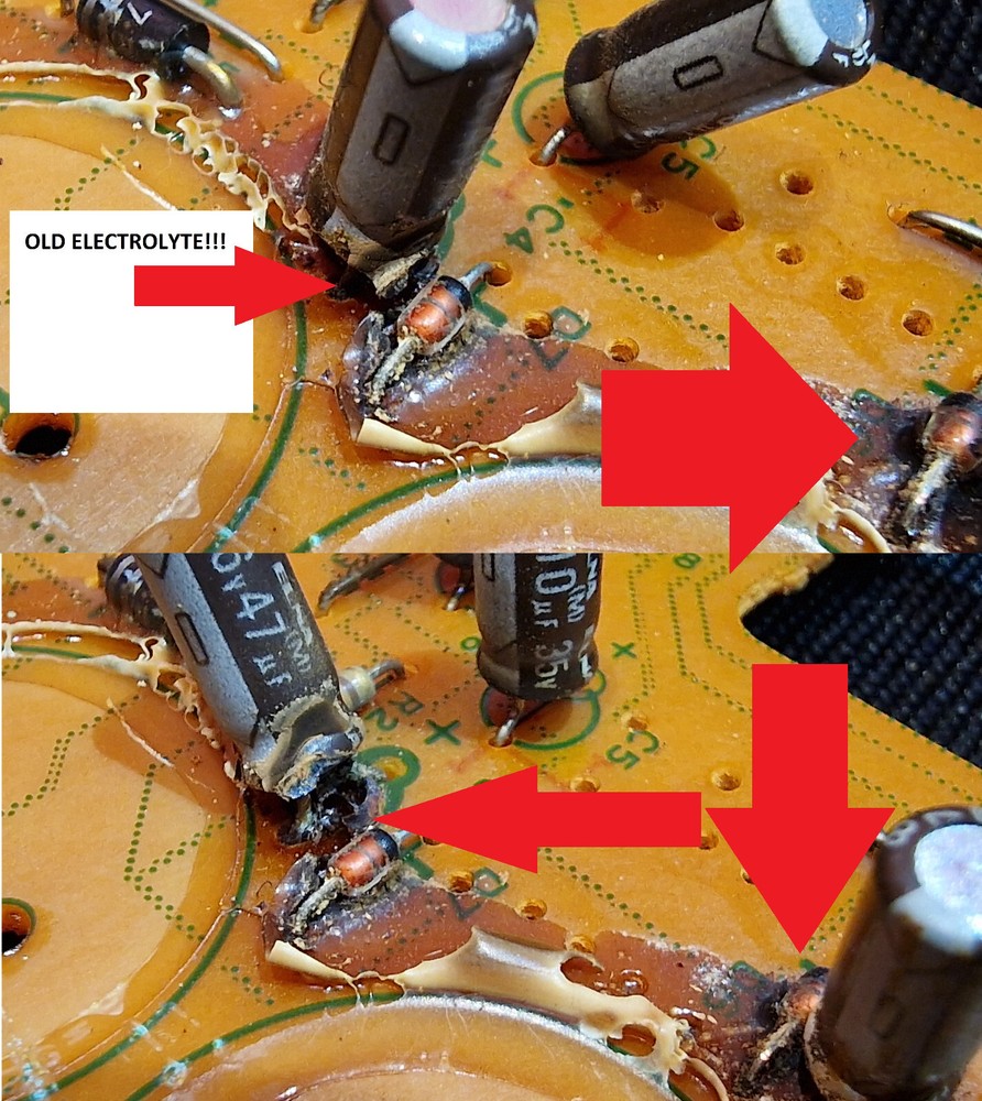 Power Amplifier NAD 2600A Repair KIT - all capacitors