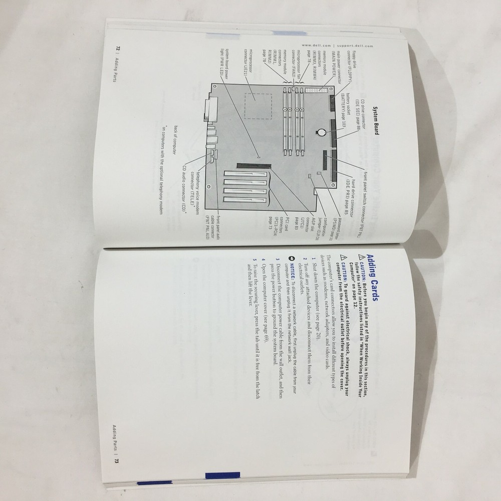 Dell Dimension 8200 Systems Solutions Guide Softcover User's Manual