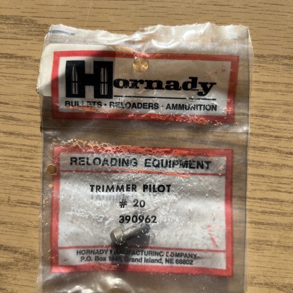 HORNADY TRIMMER PILOT # 20