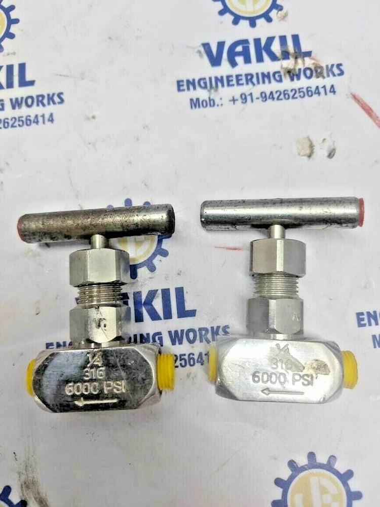 High pressure needle valve  Size ¼" BSP