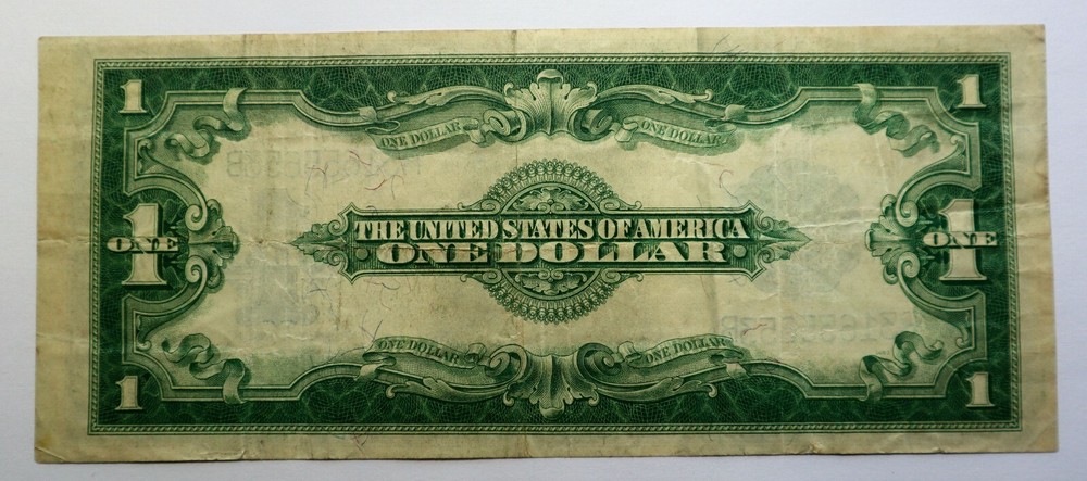 1923 $1 SILVER CERTIFICATE US LARGE NOTE HORSE BLANKET