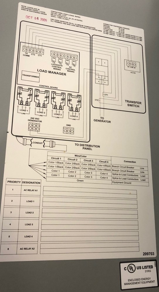 Briggs and Stratton Power System Management System #71042