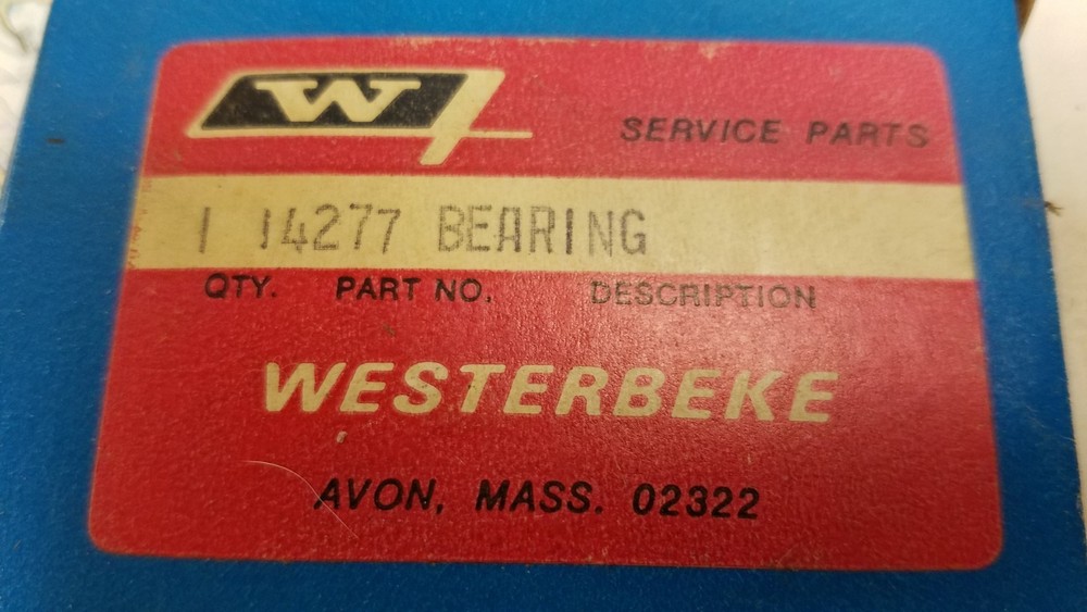 Westerbeke 14277 Bearing