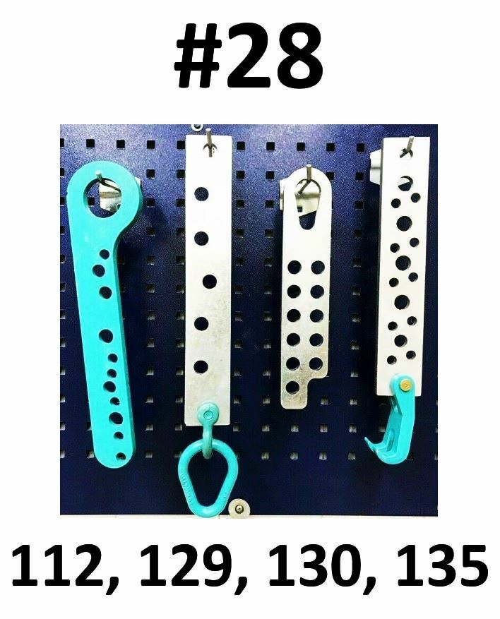 SET#28 Multi Hole Pull Plates Draw Bar Set Claw Auto body frame machine tool