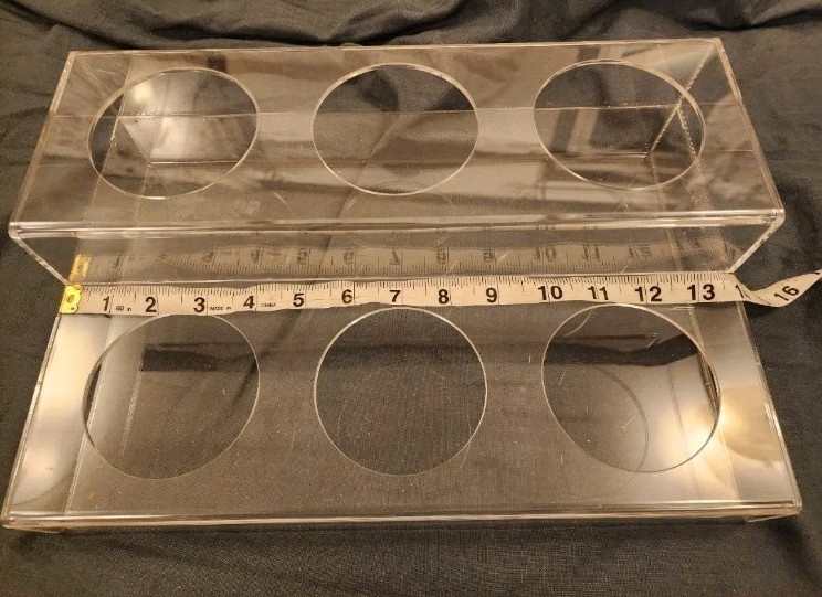 Acrylic Bottle Holder Display Shelf