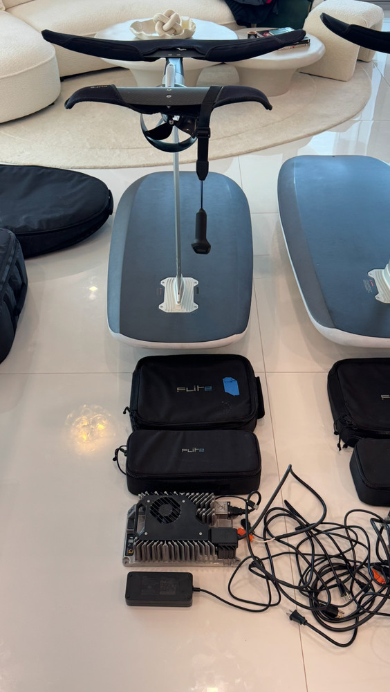 2x Fliteboards Fully Loaded + Pro Bundle: Long-Range Batteries - Miami