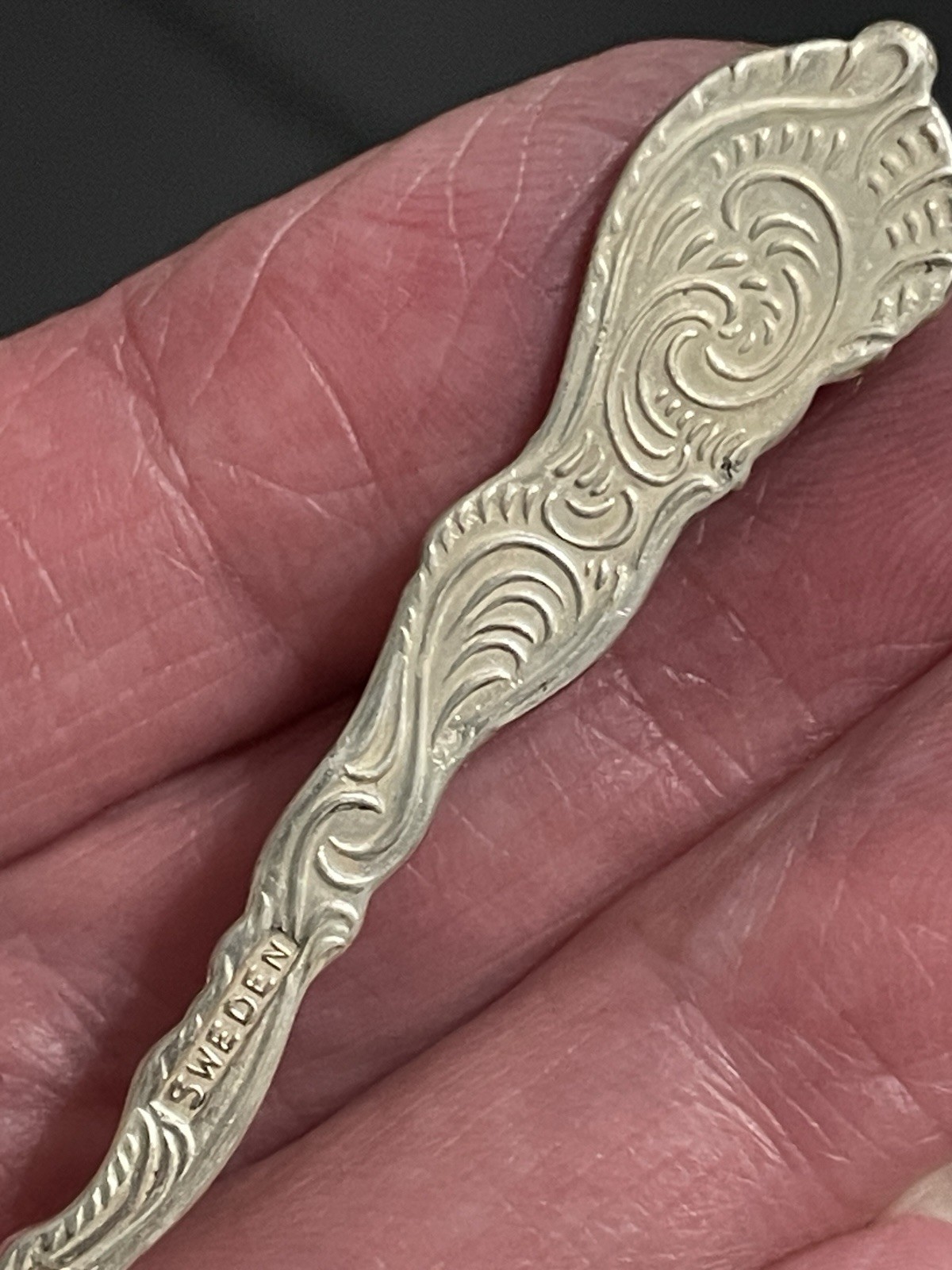 Vintage Nils Johan Silverplated 4" Demitasse / Baby Spoon Sweden ExtraPrnSalp