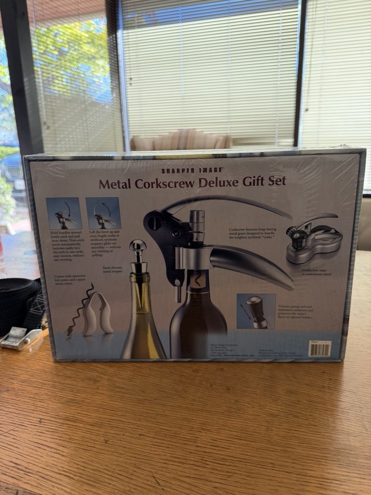Sharper Image - Metal Corkscrew Deluxe Gift Set