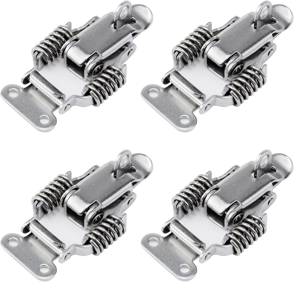 4Set Compression Spring Toggle Latch Lock 304 Stainless Steel Spring Loaded D...