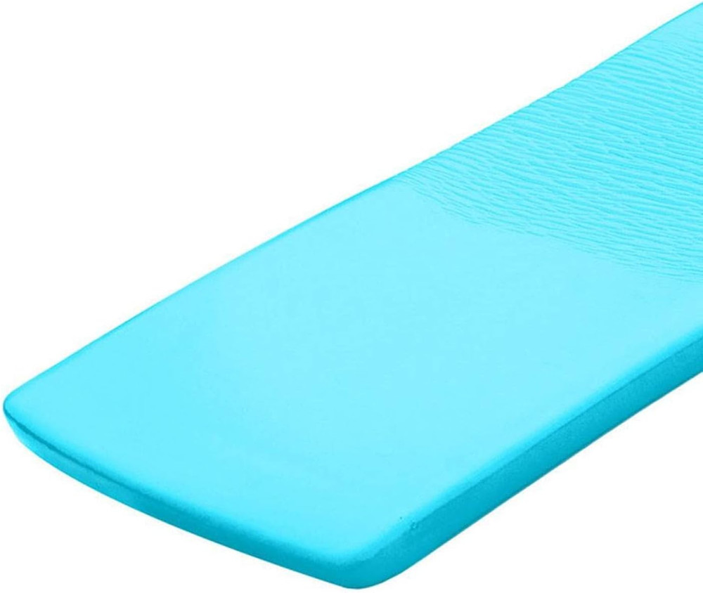 Sunsation 1.75" Thick Foam Pool Float Mat with Roll Pillow, 2 Pack, Teal