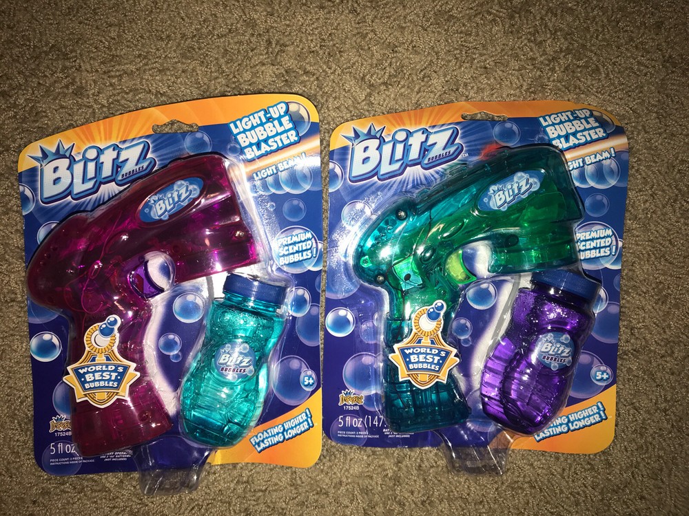 Blitz Light-Up Bubble Blaster Bubble Making Toy Gun
